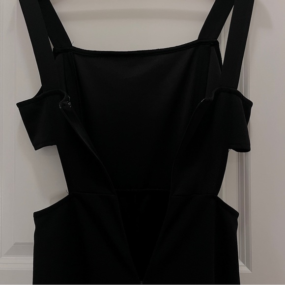 Zara Black Cutout Culotte Jumpsuit - Picture 4 of 7